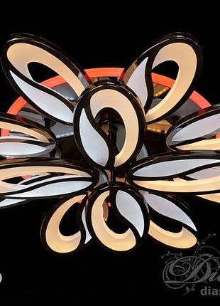 Світлодіодна люстра diasha 8090/8+4bhr led 3color dimmer