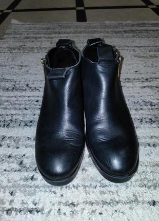 Ботинки челси кожаные zara2 фото