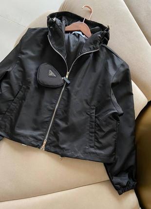 Куртка ветровка в стиле prada