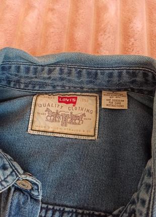 Джинсока рубашка levi's3 фото