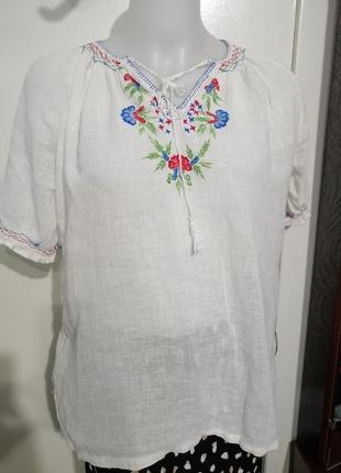 Индийская вышитая рубашка. 44-46 размер.1 фото