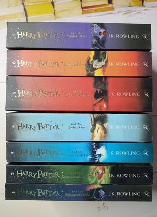 Harry potter. комплект из 7 книг на английском языке. (подарочный) джоан роулинг, j. k. rowling