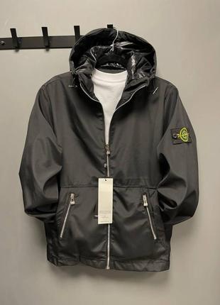 Куртка stone island/Розовый полость-тон айленд