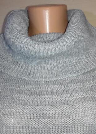 Укороченный свитер  пончо накидка с хомутом  xited4 фото