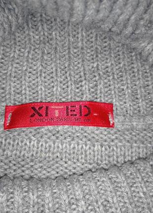Укороченный свитер  пончо накидка с хомутом  xited7 фото