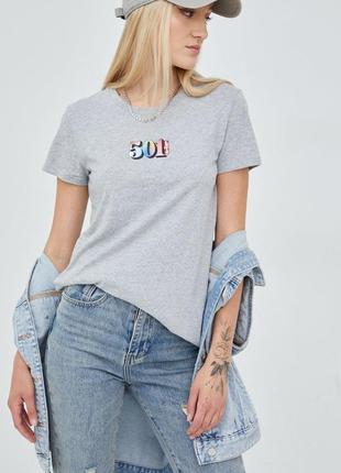 Серая футболка levi's 5012 фото