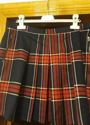 Юбку новую клетка 38 рамера
