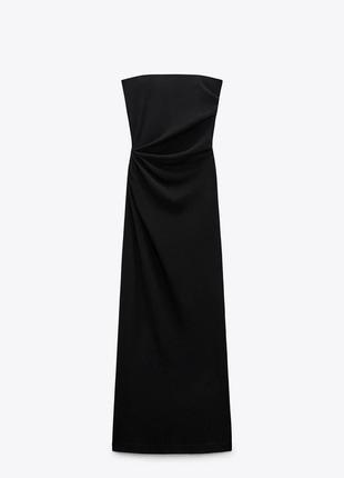 Zara драга платье с открытыми плечами, xs, s, m6 фото