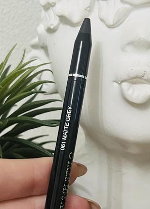 Оригинальный dior dior diorshow 24h stylo waterproof eyeliner 061 matte grey водостойкий карандаш для глаз оригинал водостойкий карандаш для глаз3 фото