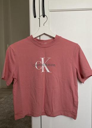 Футболка Calvin K50K508871 Big & Tall Olivgrön sweatshirt med stor logga