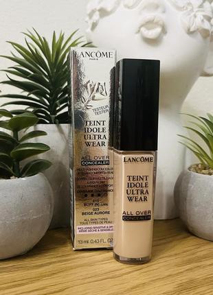 Оригінал lancome teint idole ultra wear all over concealer універсальний стійкий консилер для шкіри обличчя 215 buff 023 beige auto or1 фото