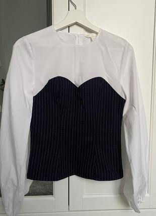 Блуза с «корсетом» h&m