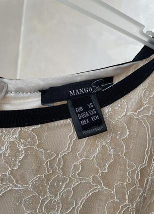 Гіпюрова сукня mango2 фото