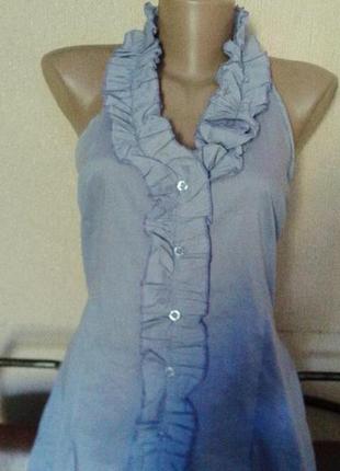 🔥 майка 🔥 блуза хлопок италия обнаженная спина3 фото