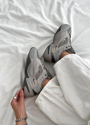 M2k tekno grey кроссовки женские серые6 фото