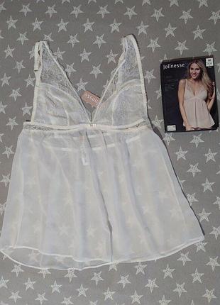 Нежное ниглеже с кружевом, бебидол, пеньюар jolinesse esmara германия