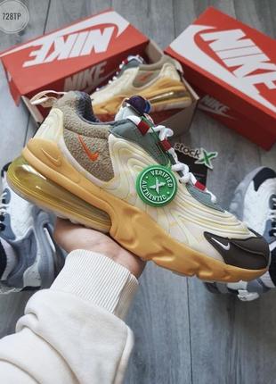 Топові преміум кросівки  в стилі nike x travis scott air max 270 якісні люксові найк