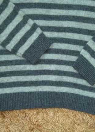 Кашемировый свитер / джемпер в полоску style butler (100% кашемир)6 фото