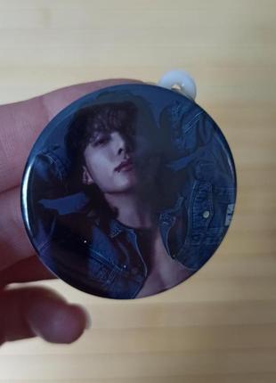 Брелок закатной jungkook (jeon jung-kook) чон чонгук бтс