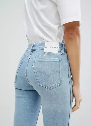 Крутые джинсы скинни levis line 8, размер 28