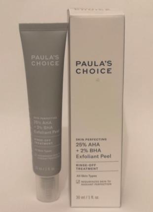 Paula’s choice нежный пилинг для разглаживания морщин skin perfecting 25% aha + 2% bha , 30 мл