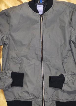 Стильна стокова оригінальна курточка бомбер хакі.h&m.c-м6 фото