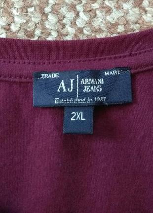 Armani jeans футболка оригинал (xxl)3 фото