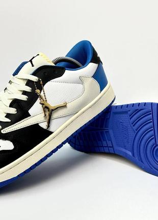 👟 jordan 1 low fragment design travis scott2 фото