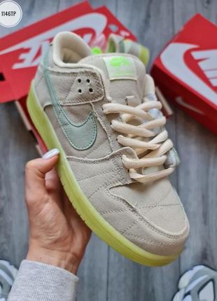 Кроссовки в стиле nike sb dunk low mummy мужские и женские светятся в темные найки4 фото