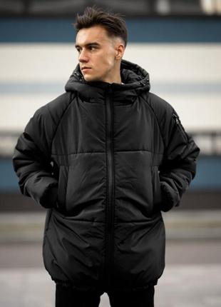 Утеплена куртка тз-4 leaf black1 фото
