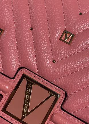 Міні-сумка на плече victoria’s secret рожева | victoria's secret bag mini shoulder purse pink3 фото
