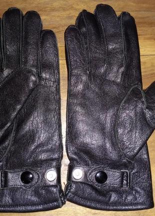 Кожаные мужские перчатки2 фото