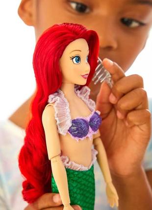 Русалочка ариэль 2023 кукла принцесса диснея disney storybook doll collection9 фото