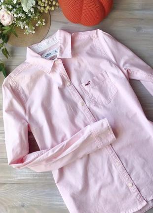 Hollister трендова рожева сорочка