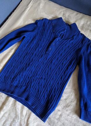 Детский синий свитер blue zoo1 фото