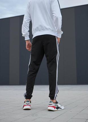 Спортивний костюм adidas кофта+штани білий весна\осінь турецька двухнитка, адідас костюм чоловічий5 фото