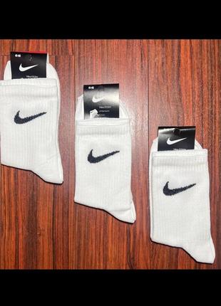 Мужские носки тенниски “nike”  хлопковые .1 фото