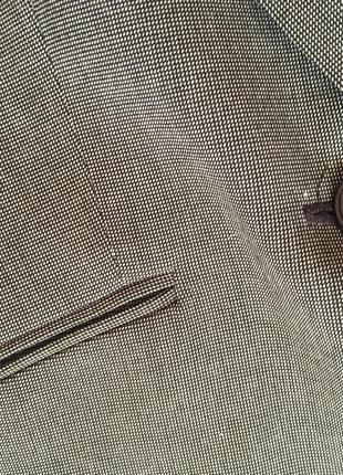 Шикарный деловой пиджак с принтом «гусиная лапка» от h&m6 фото