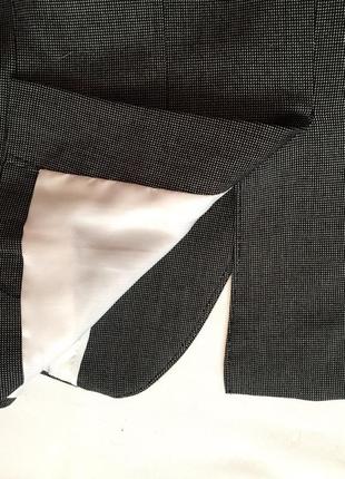 Шикарный деловой пиджак с принтом «гусиная лапка» от h&m8 фото