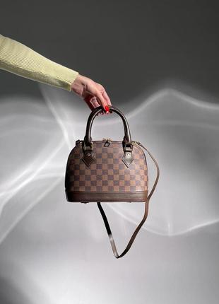 Жіноча сумка луї віттон коричнева louis vuitton alma brown