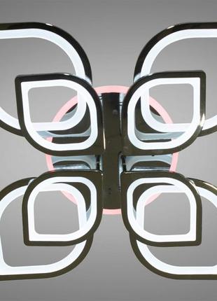 Світлодіодна люстра diasha 8073/4+4bhr led 3color dimmer