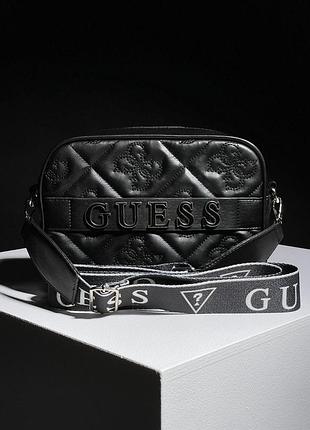 Женская сумка гесс черная guess bag black
