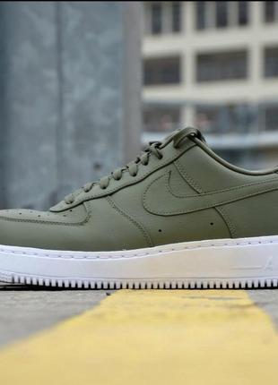 Кроссовки женские nike air force, зеленые (найк аир форс, найки, форсы, кросівки)