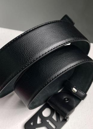 Женский ремень пинко черный пояс pinko text leather belt black/black5 фото