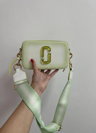 Женская сумка марк джейкобс зеленая marc jacobs the snapshot summer green