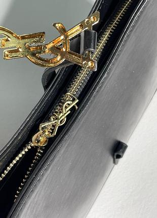 Женская сумка ив сен лоран черная yves saint laurent hobo black