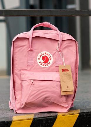 Женский рюкзак fjallraven kanken pink, розовый 16л. 35х25см9 фото