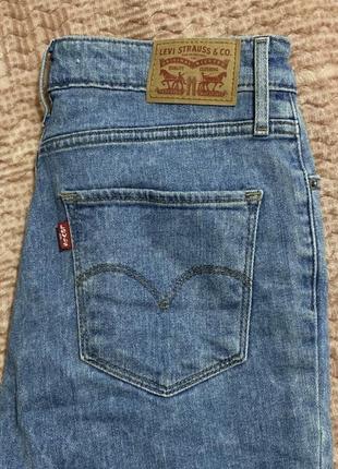 Levi's 721 high rise skinnny jeans1 фото