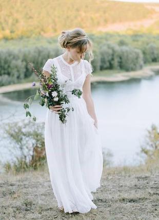 Строительное платье легкое