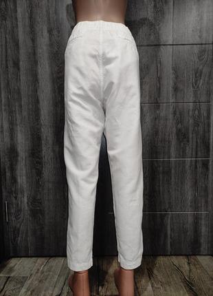 Шикарные льняные штаны брюки поб-58 см лен и хлопок4 фото